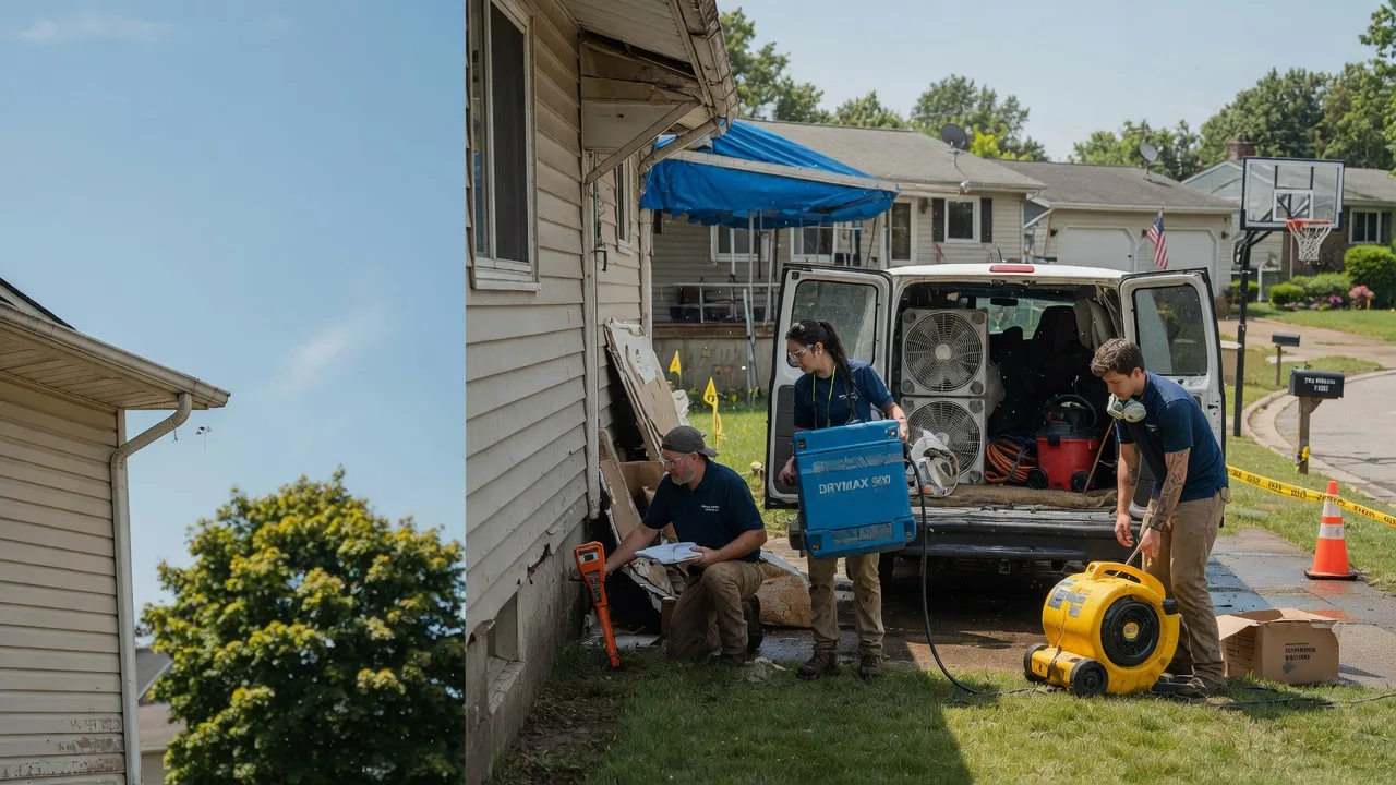 Ceiling Leak Cleanup in State Center, IA near me