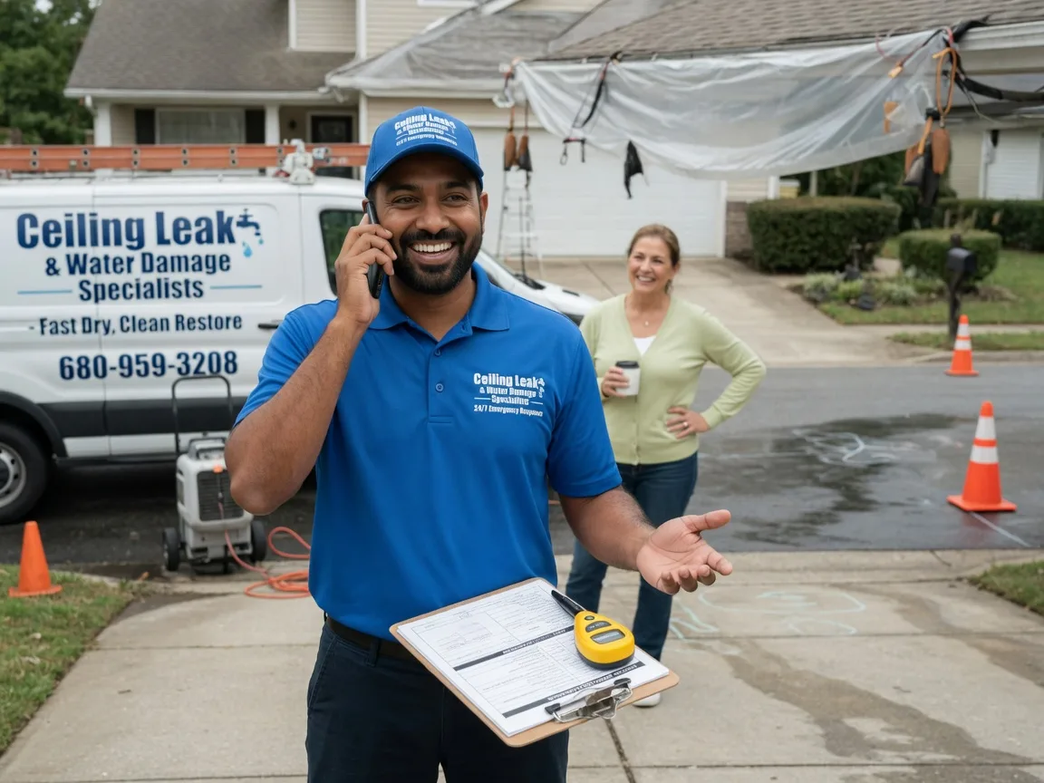 Ceiling Leak Cleanup State Center, IA FAQs